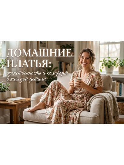 Домашние платья: женственность и комфорт в каждой детали