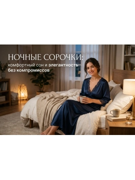 Ночные сорочки: комфортный сон и элегантность без компромиссов