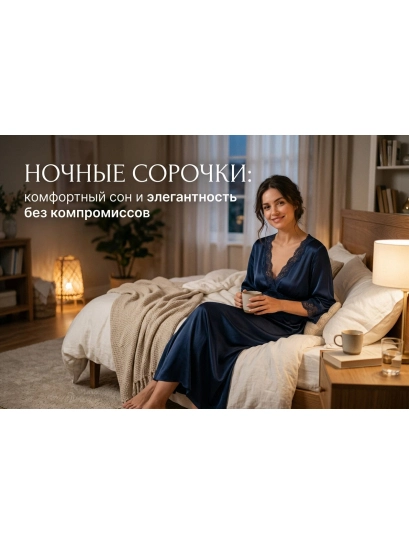 Ночные сорочки: комфортный сон и элегантность без компромиссов